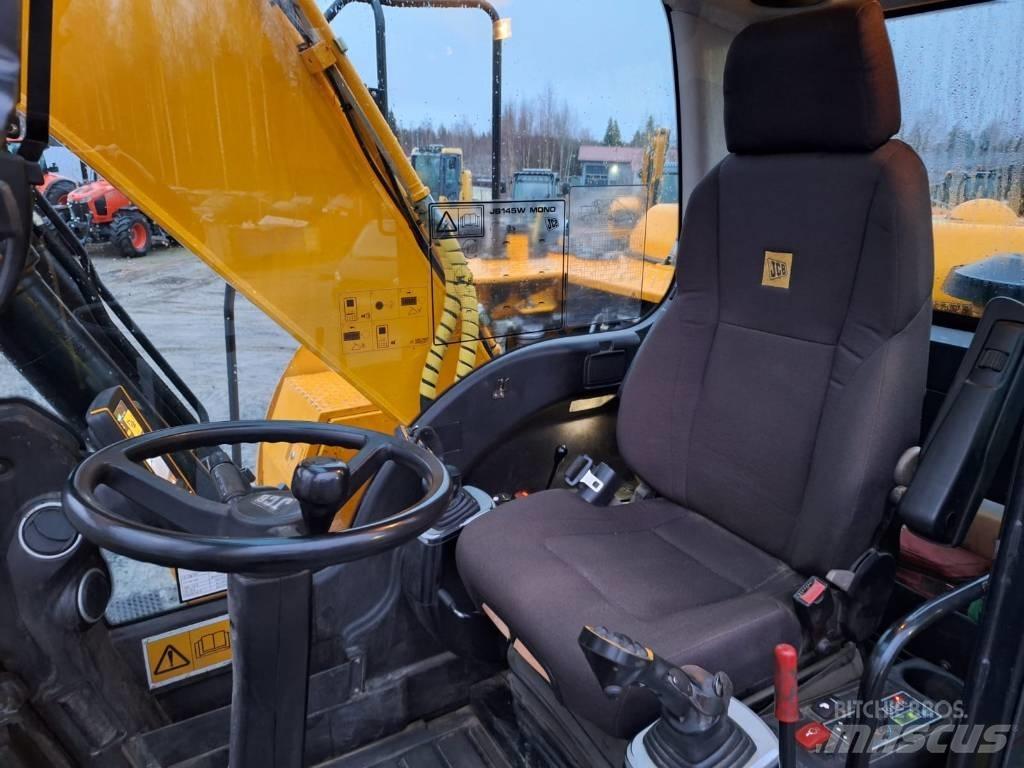 JCB JS 145 W ホイール式油圧ショベル（パワーショベル・ユンボ・バックホー）