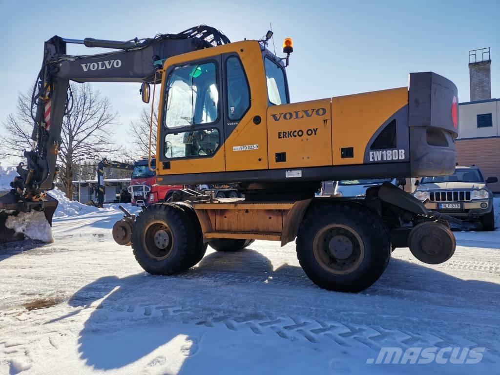 Volvo EW 180 B ホイール式油圧ショベル（パワーショベル・ユンボ・バックホー）