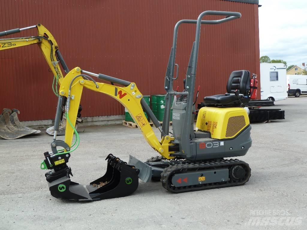 Wacker Neuson 803 ミニ油圧ショベル 7t以下（ミニユンボ・ミニディガー）
