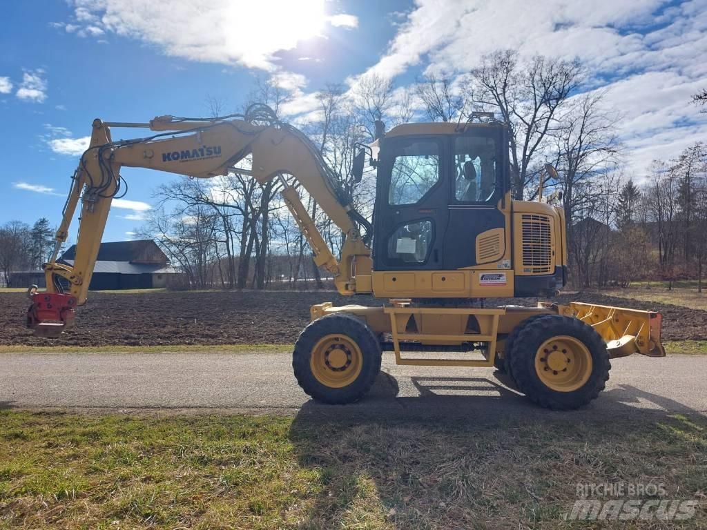 Komatsu PW 118 MR -8 ホイール式油圧ショベル（パワーショベル・ユンボ・バックホー）