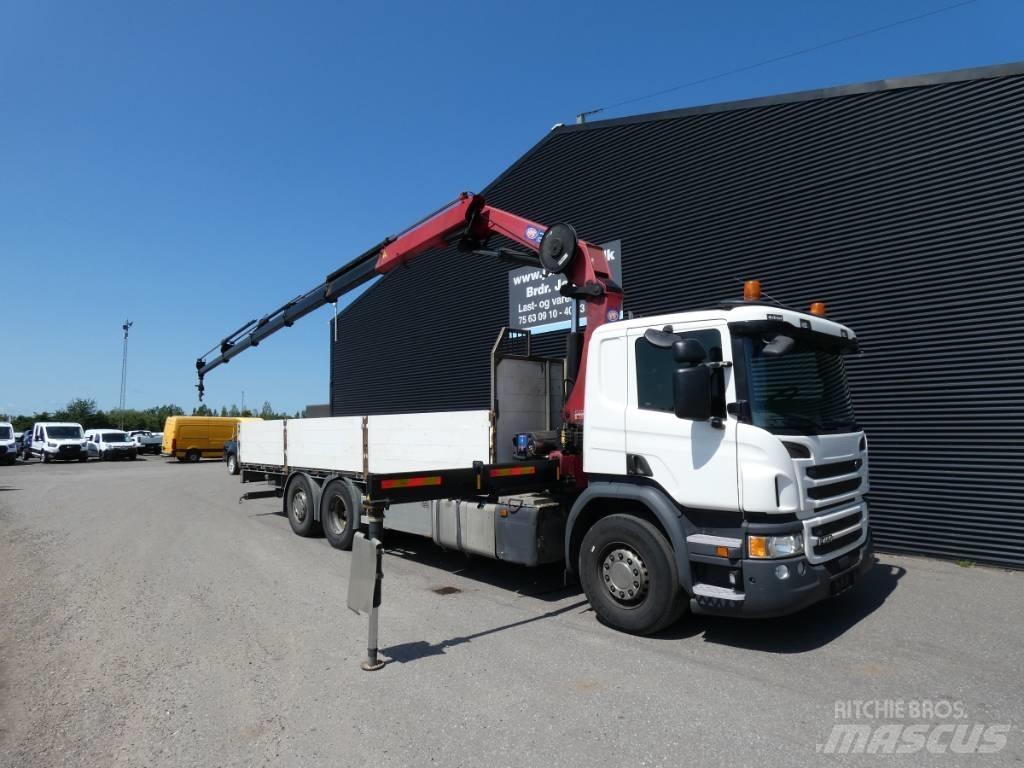 Scania P 450 クレーントラック、ユニック車