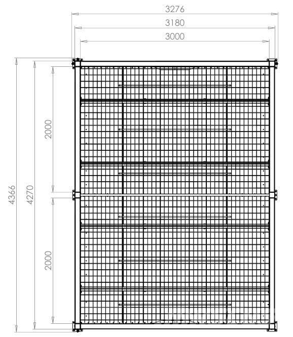  Grain intake pit 3x4 ホッパー