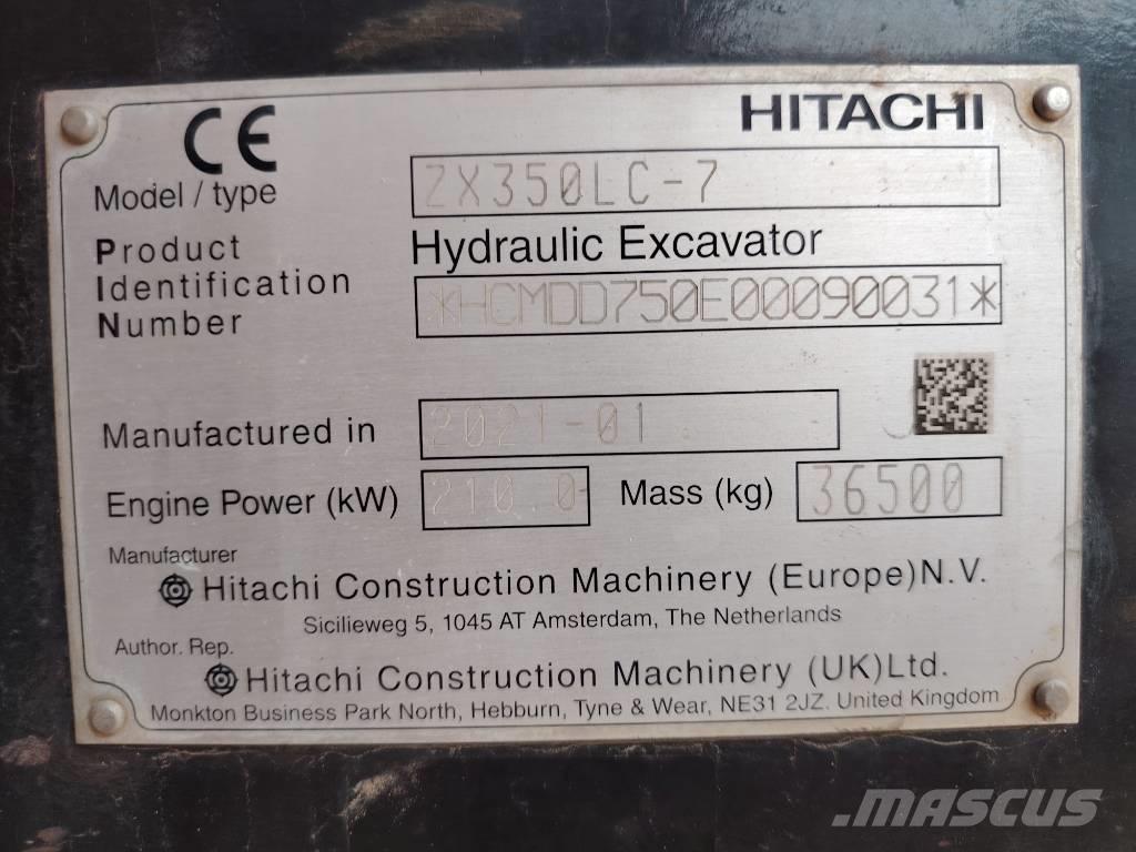 Hitachi 350LC 大型油圧ショベル12t以上（パワーショベル・ユンボ）