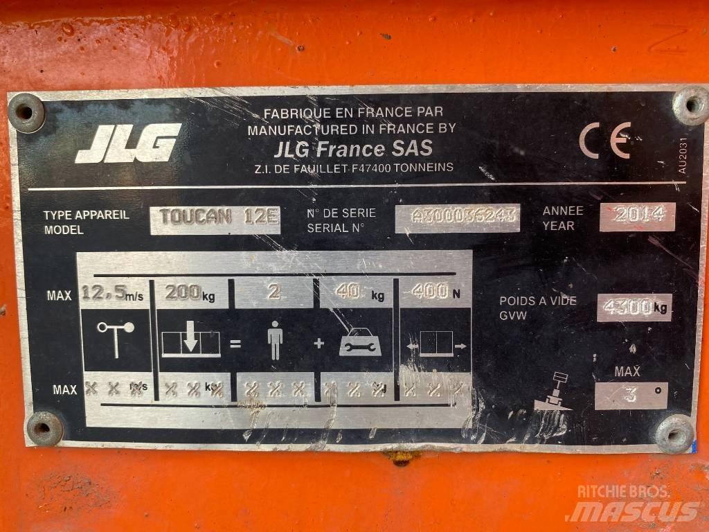 JLG Toucan 12 E ブームリフト　屈伸型