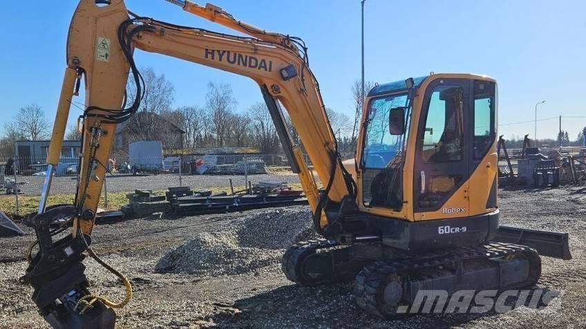 Hyundai R60CR-9 ミニ油圧ショベル 7t以下（ミニユンボ・ミニディガー）