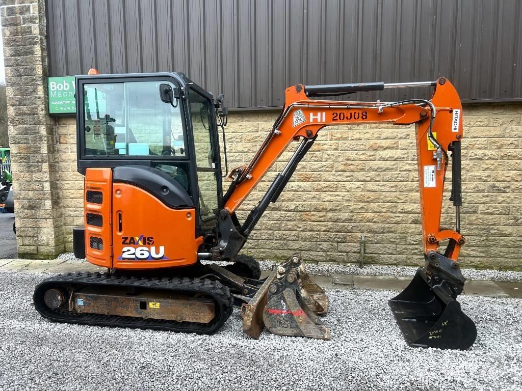 Hitachi ZX 26 U-6 ミニ油圧ショベル 7t以下（ミニユンボ・ミニディガー）