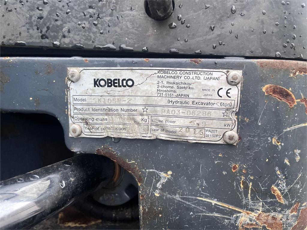 Kobelco SK10SR-2 ホイール式油圧ショベル（パワーショベル・ユンボ・バックホー）
