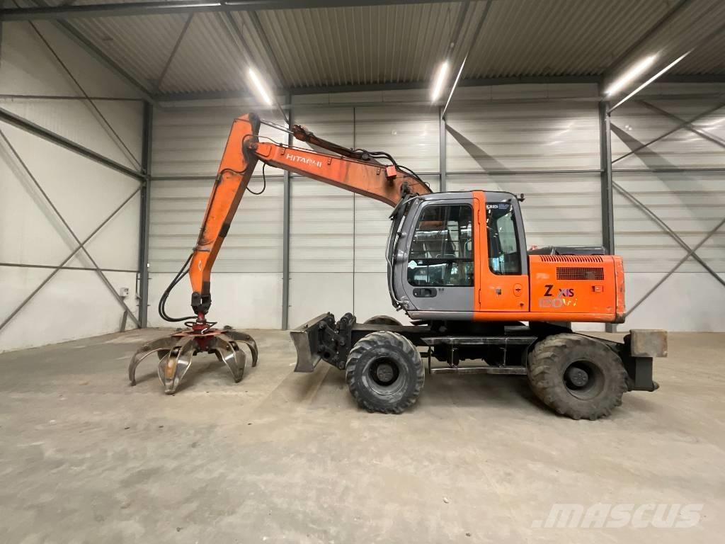 Hitachi ZX 130 W ホイール式油圧ショベル（パワーショベル・ユンボ・バックホー）