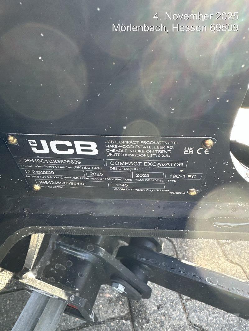 JCB 19C-1 ミニ油圧ショベル 7t以下（ミニユンボ・ミニディガー）