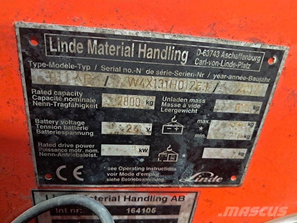 Linde T30 ローリフト