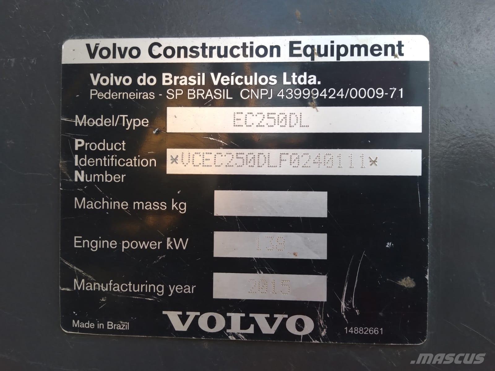 Volvo EC 250 D L 大型油圧ショベル12t以上（パワーショベル・ユンボ）