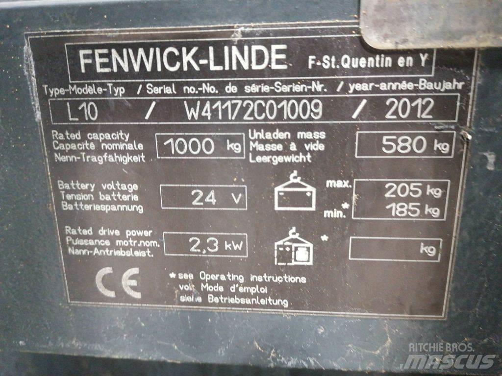 Linde L10 ウォーキンフォークリフト