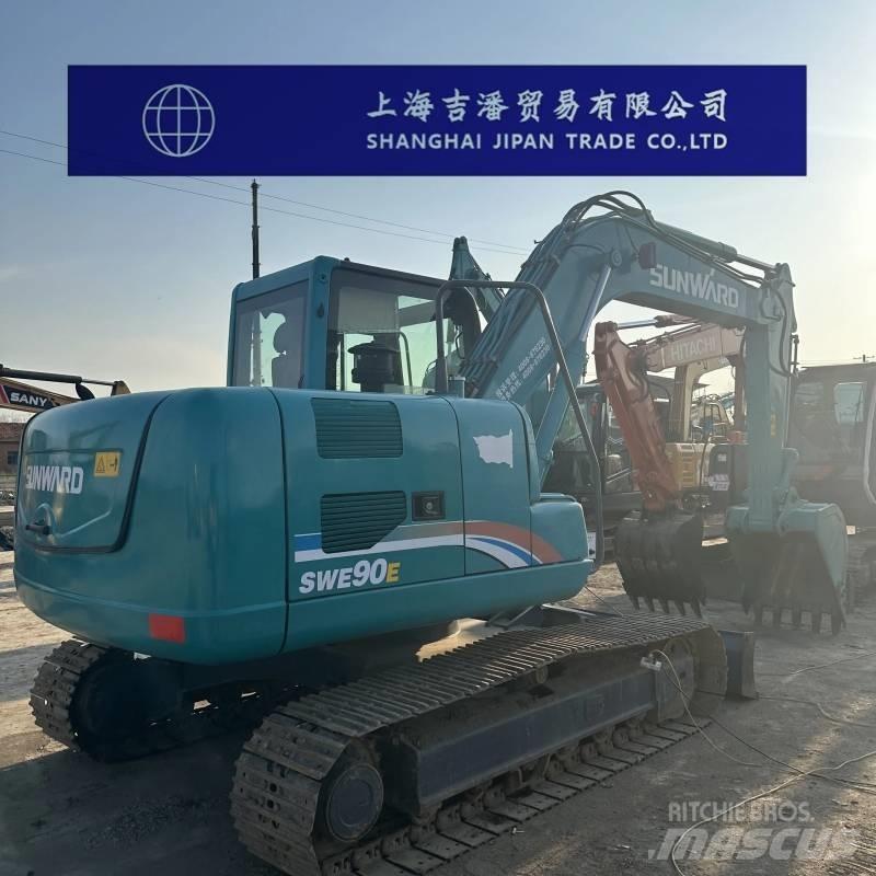 Sunward SWE 90 E 中型油圧ショベル 7ｔ-12ｔ（ユンボ・パワーショベル・バックホー）