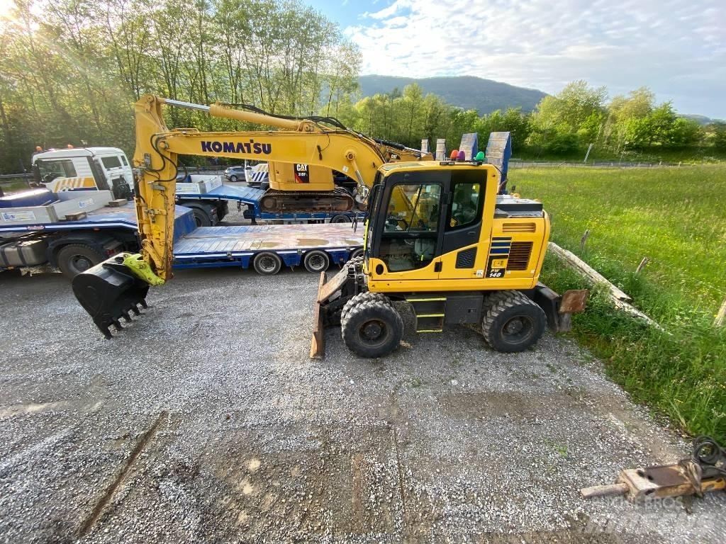 Komatsu PW 148 ホイール式油圧ショベル（パワーショベル・ユンボ・バックホー）