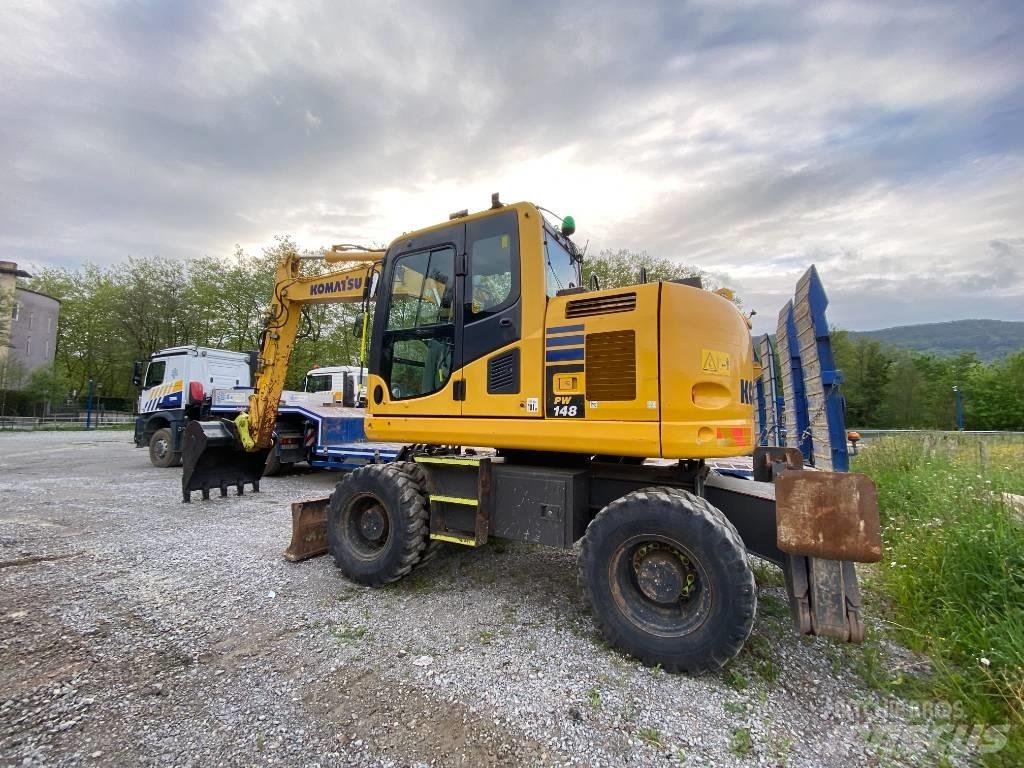 Komatsu PW 148 ホイール式油圧ショベル（パワーショベル・ユンボ・バックホー）