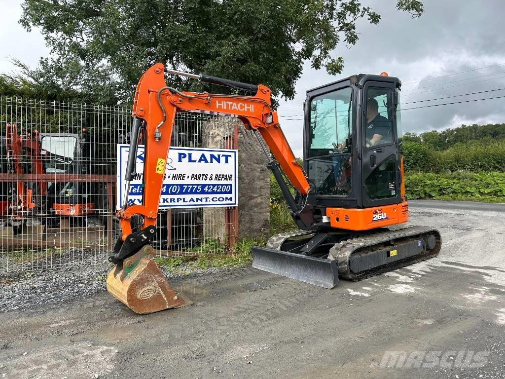 Hitachi ZX 26 U-6 ミニ油圧ショベル 7t以下（ミニユンボ・ミニディガー）