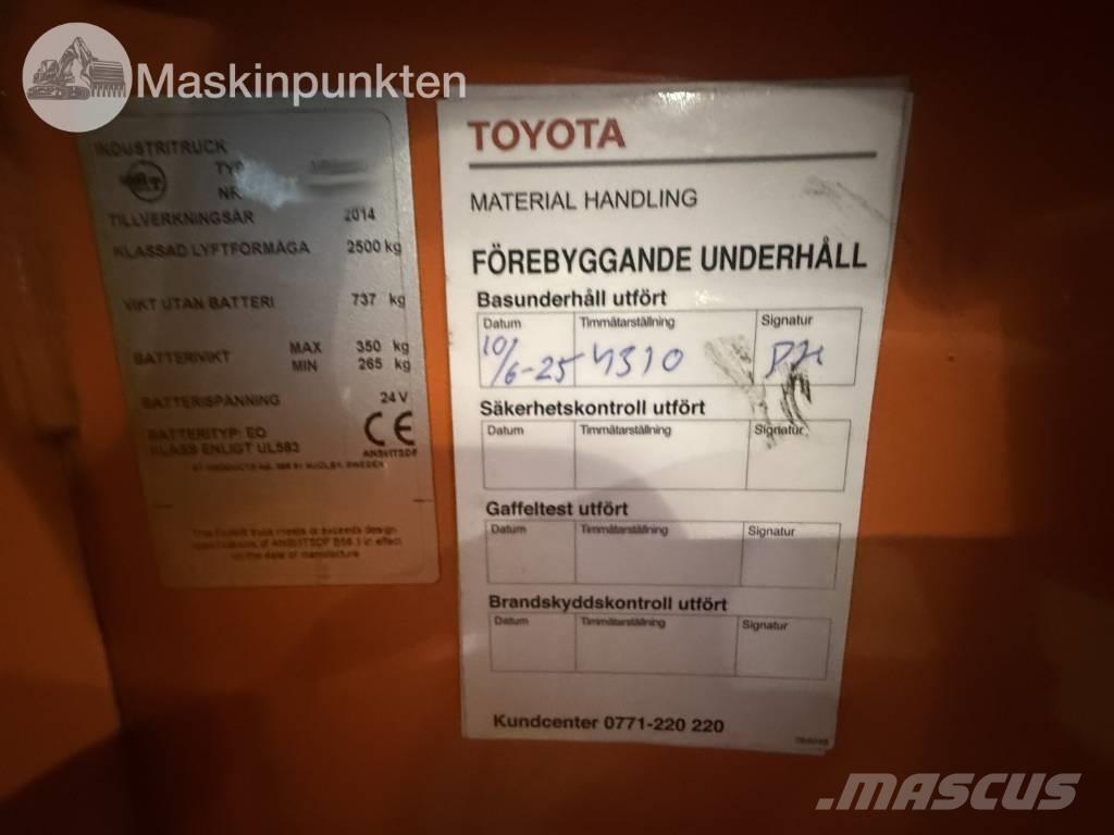 Toyota BT LPE 250 バッテリーフォークリフト