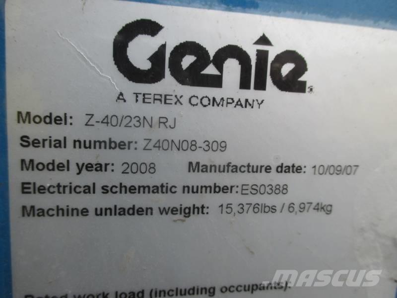 Genie Z 40/23 N RJ ブームリフト　屈伸型