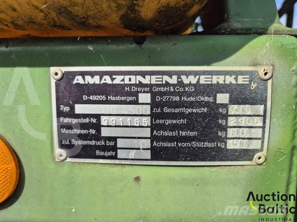 Amazone UG 4500 牽引型スプレイヤー