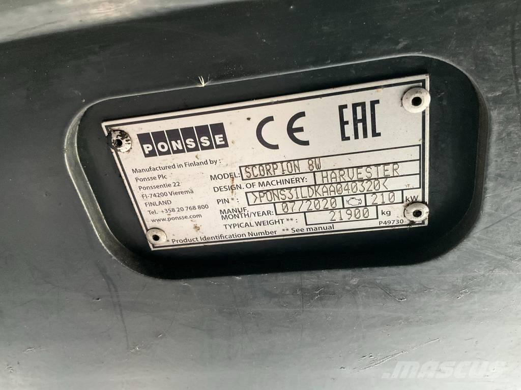Ponsse SCORPION 8W ハーベスター