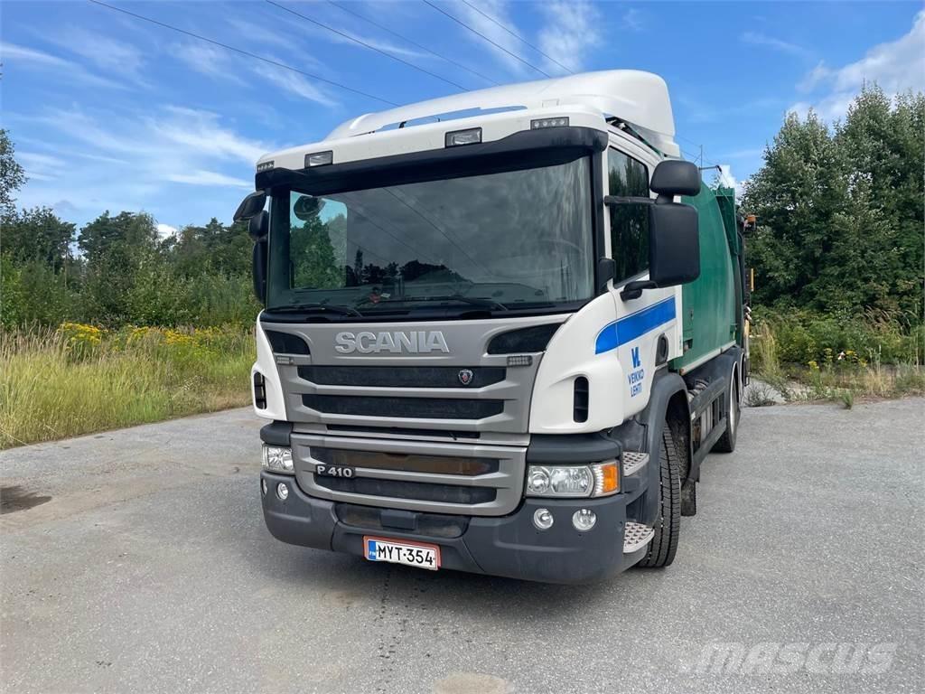 Scania P410 塵芥車、パッカー車