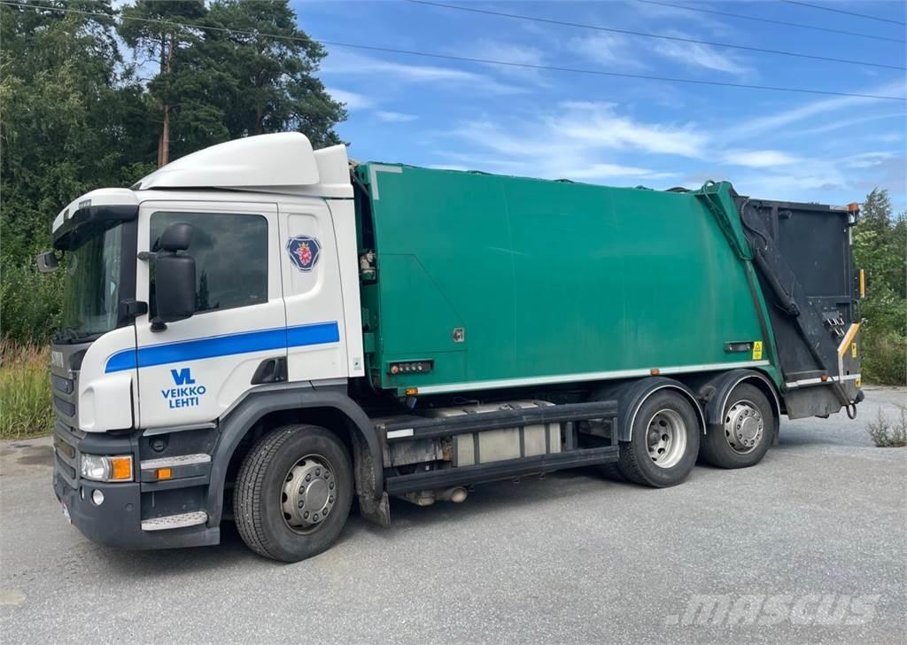 Scania P410 塵芥車、パッカー車