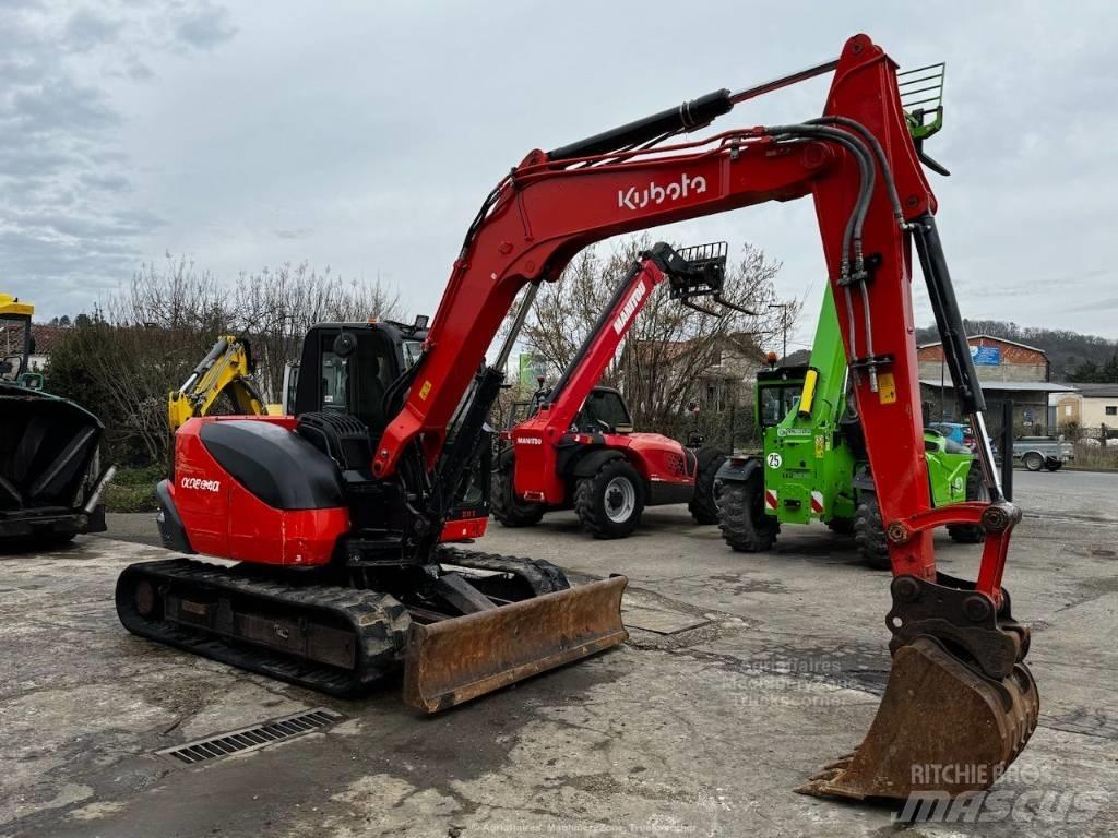 Kubota KX 080-4 中型油圧ショベル 7ｔ-12ｔ（ユンボ・パワーショベル・バックホー）