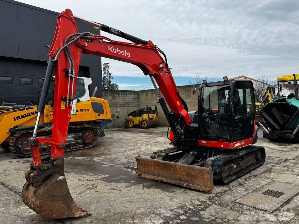 Kubota KX 080-4 中型油圧ショベル 7ｔ-12ｔ（ユンボ・パワーショベル・バックホー）