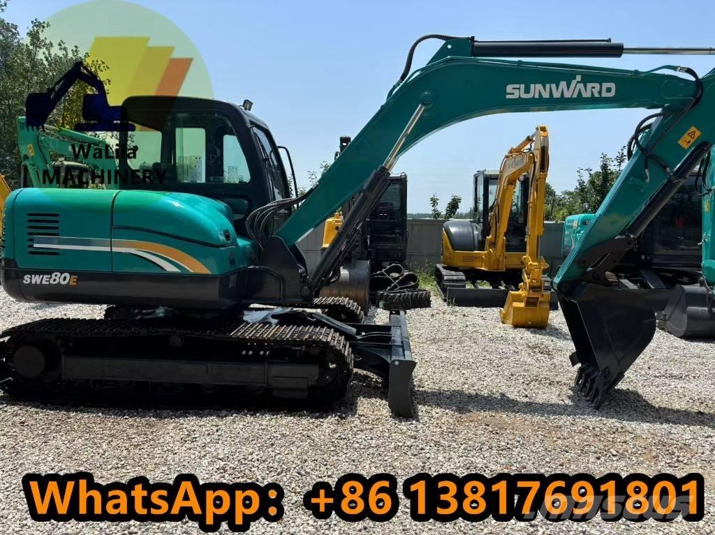 Sunward SWE 80 E ミニ油圧ショベル 7t以下（ミニユンボ・ミニディガー）