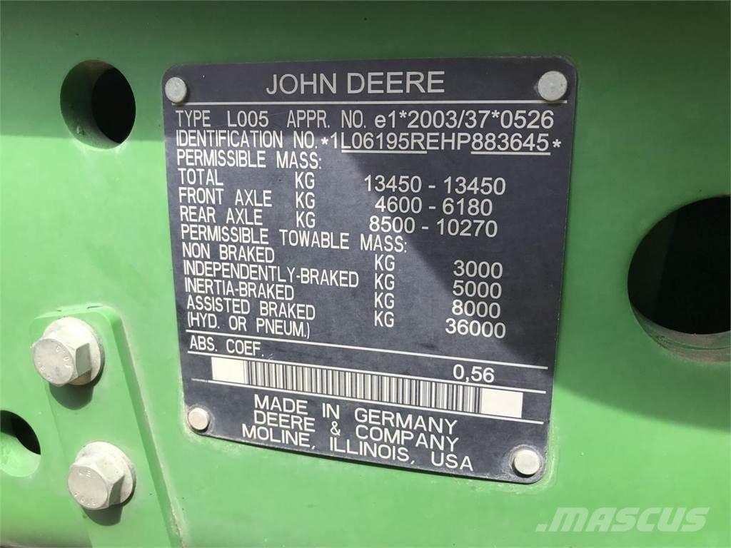 John Deere 6195R トラクター