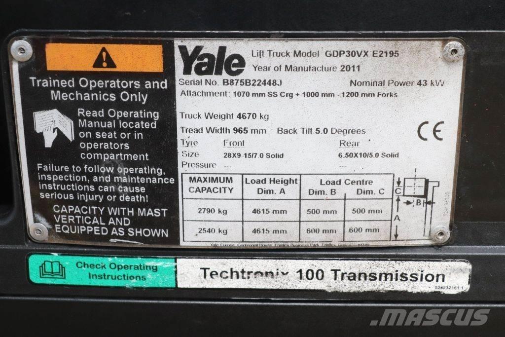 Yale GDP30VX ディーゼル・軽油
