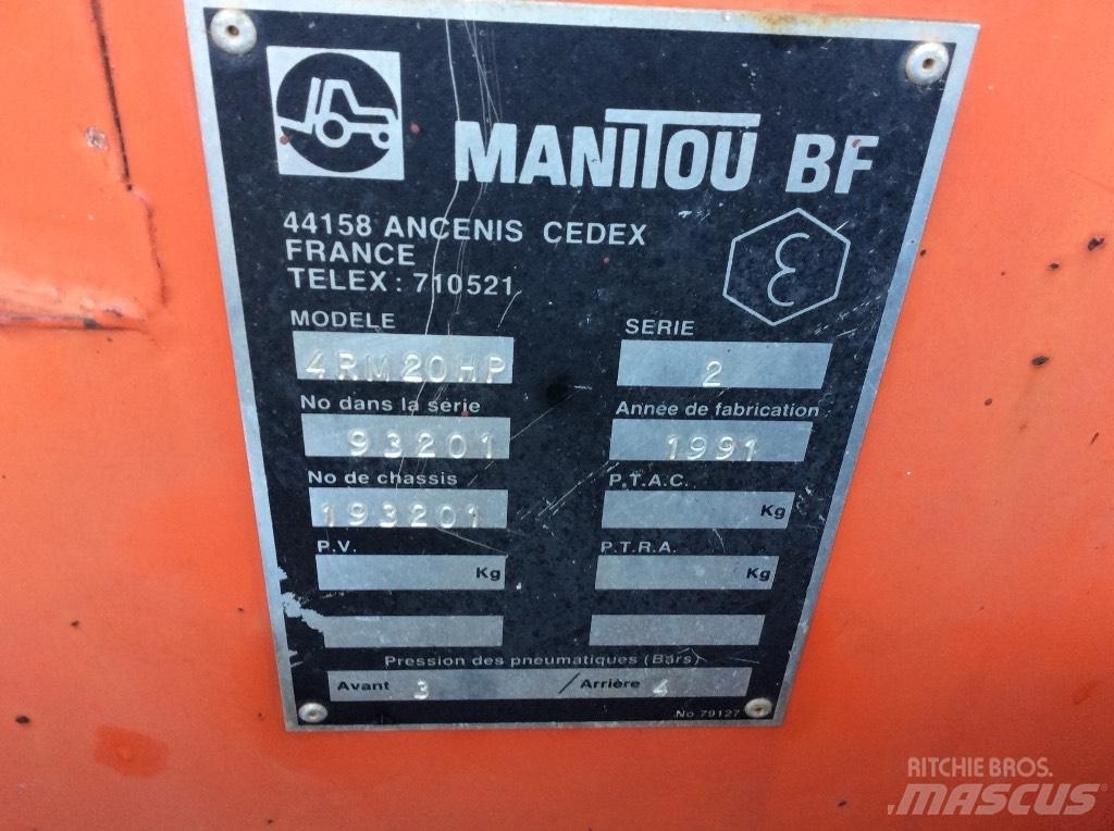 Manitou 4 RM 20 HP トランスミッション