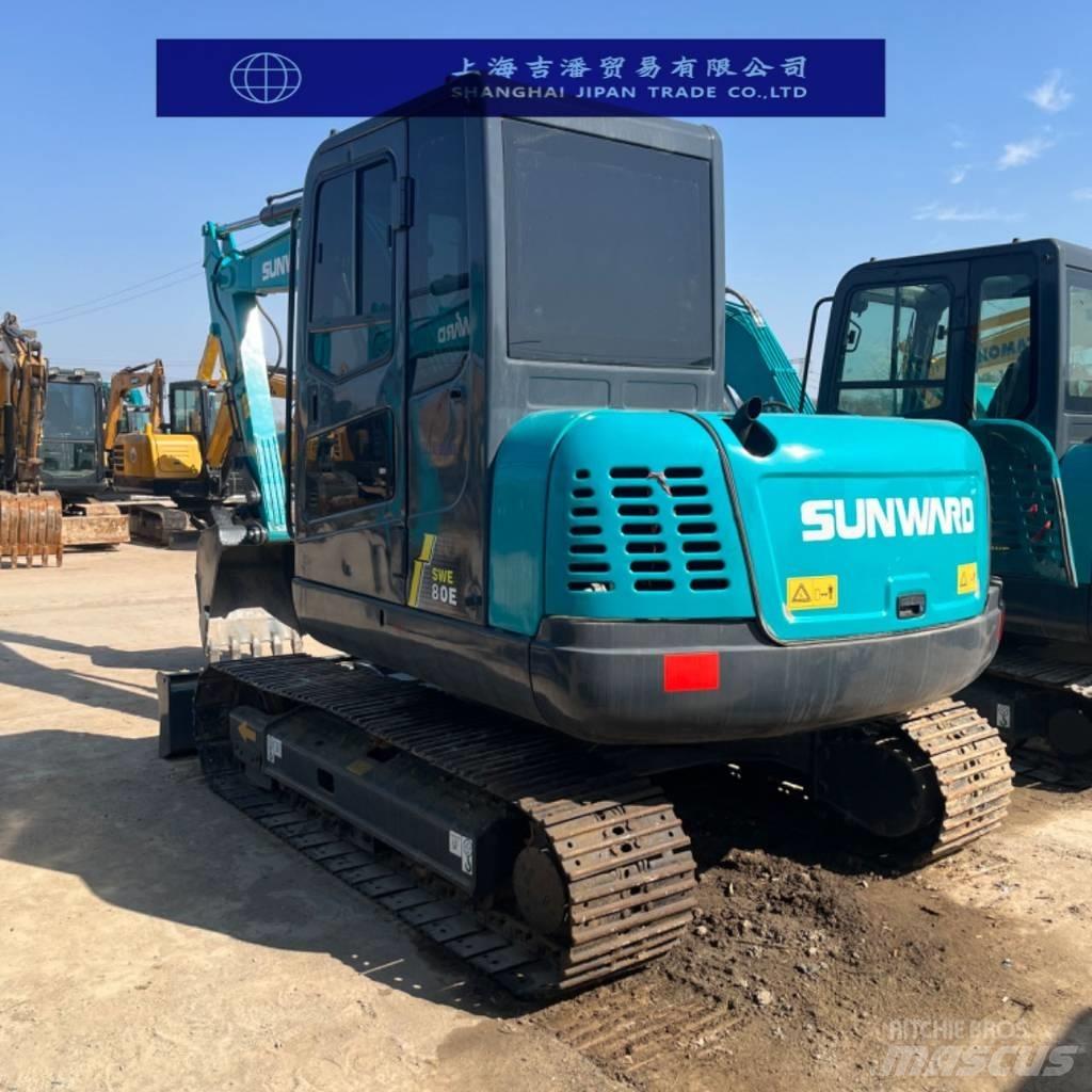 Sunward SWE 80 ミニ油圧ショベル 7t以下（ミニユンボ・ミニディガー）