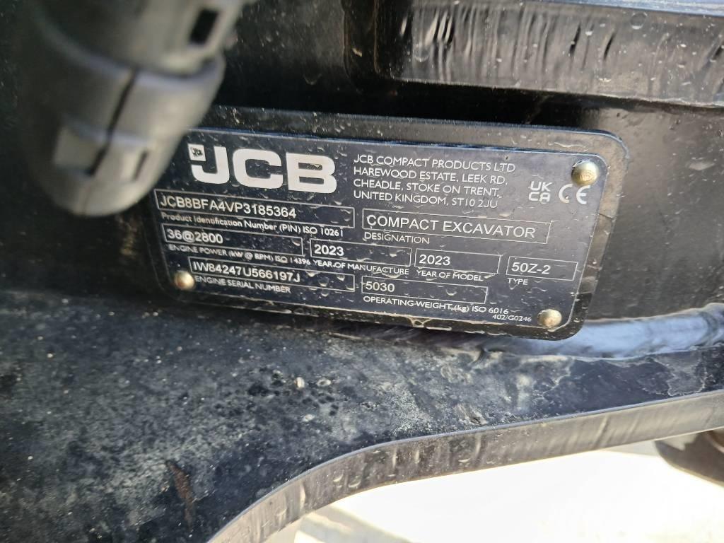 JCB 50 Z-2 ミニ油圧ショベル 7t以下（ミニユンボ・ミニディガー）