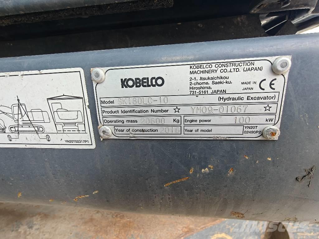 Kobelco SK 180 LC-10 大型油圧ショベル12t以上（パワーショベル・ユンボ）