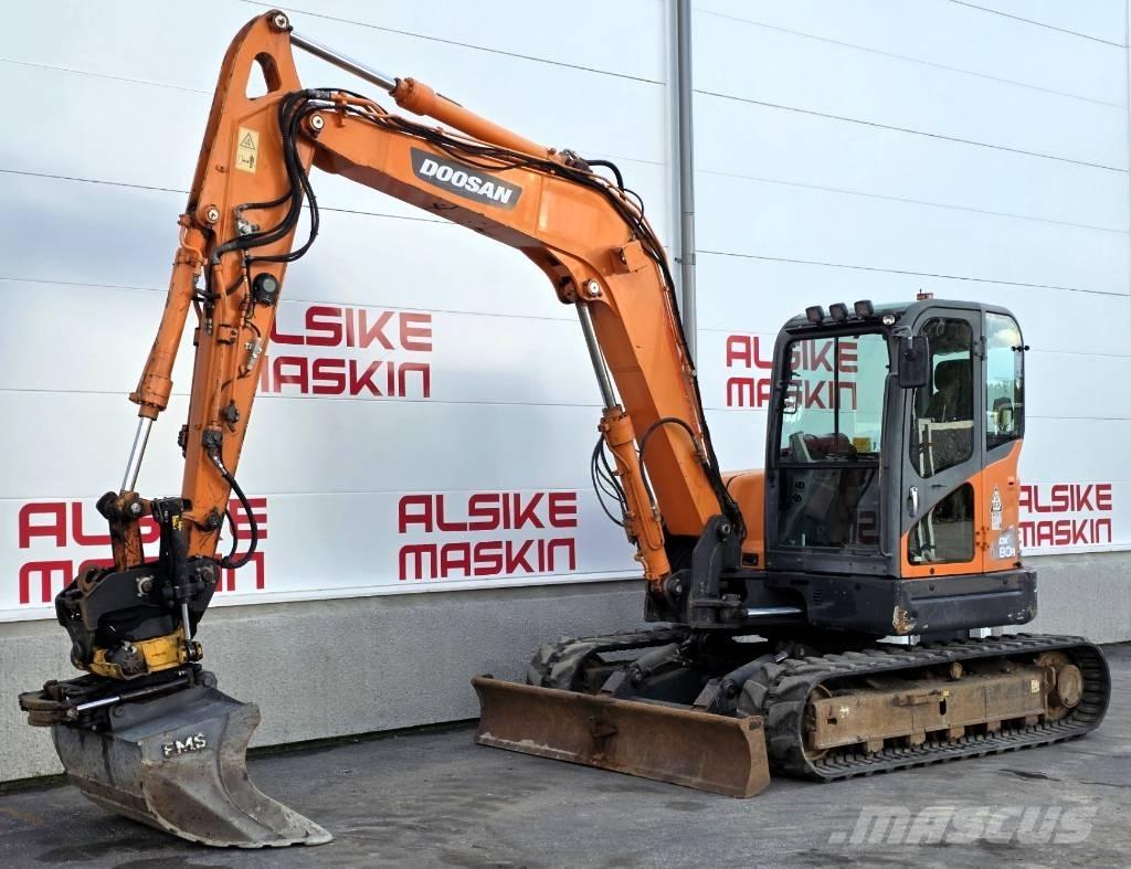 Doosan DX 80 R 中型油圧ショベル 7ｔ-12ｔ（ユンボ・パワーショベル・バックホー）