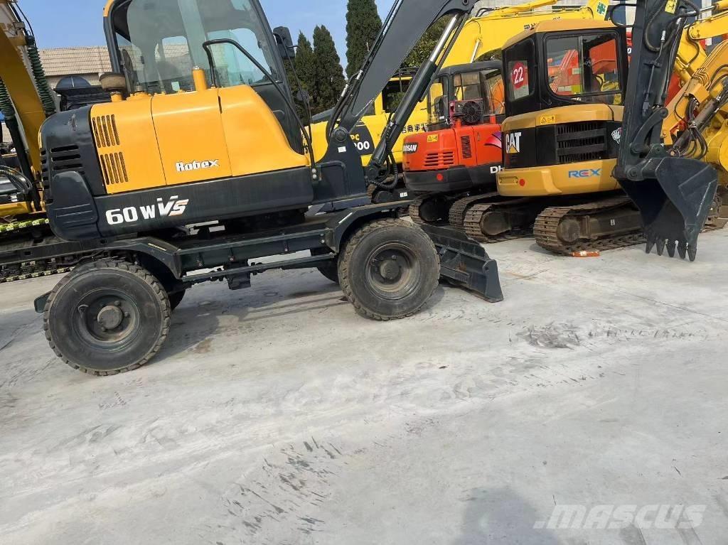 Hyundai R60W-9 ホイール式油圧ショベル（パワーショベル・ユンボ・バックホー）