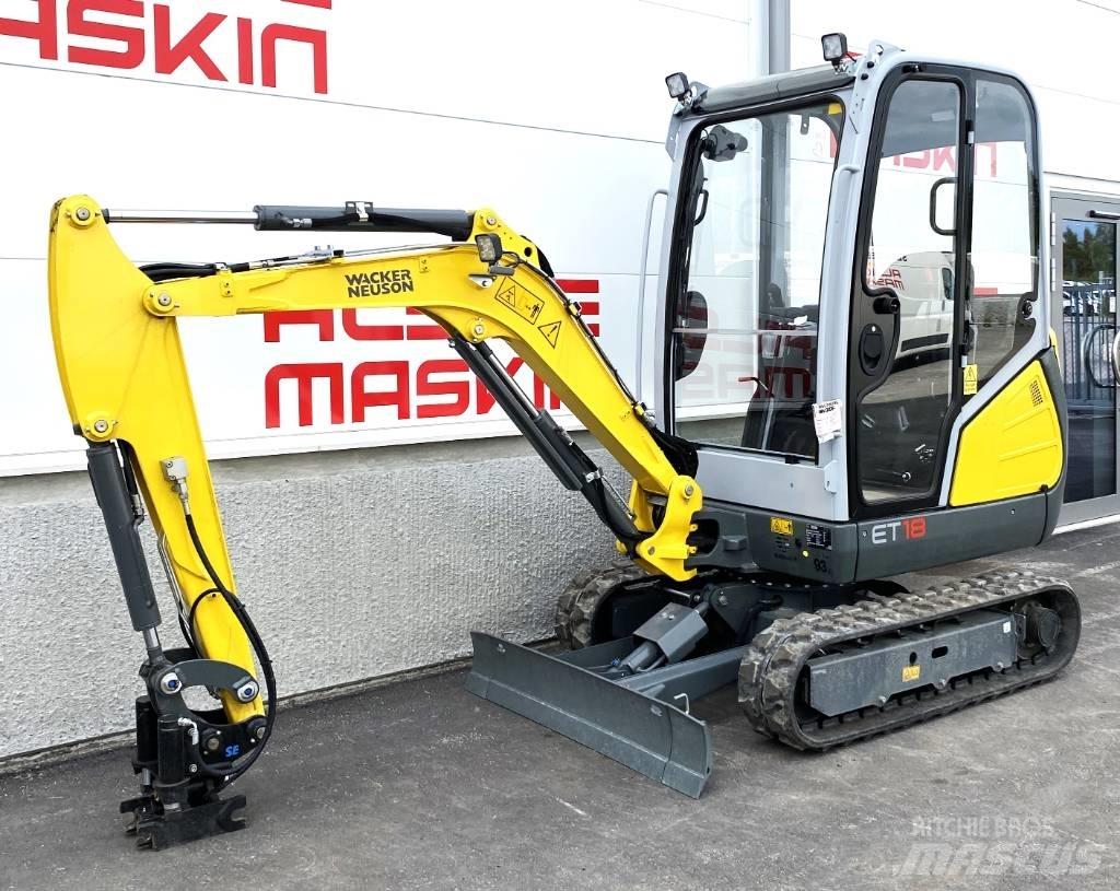 Wacker Neuson ET 18 ミニ油圧ショベル 7t以下（ミニユンボ・ミニディガー）