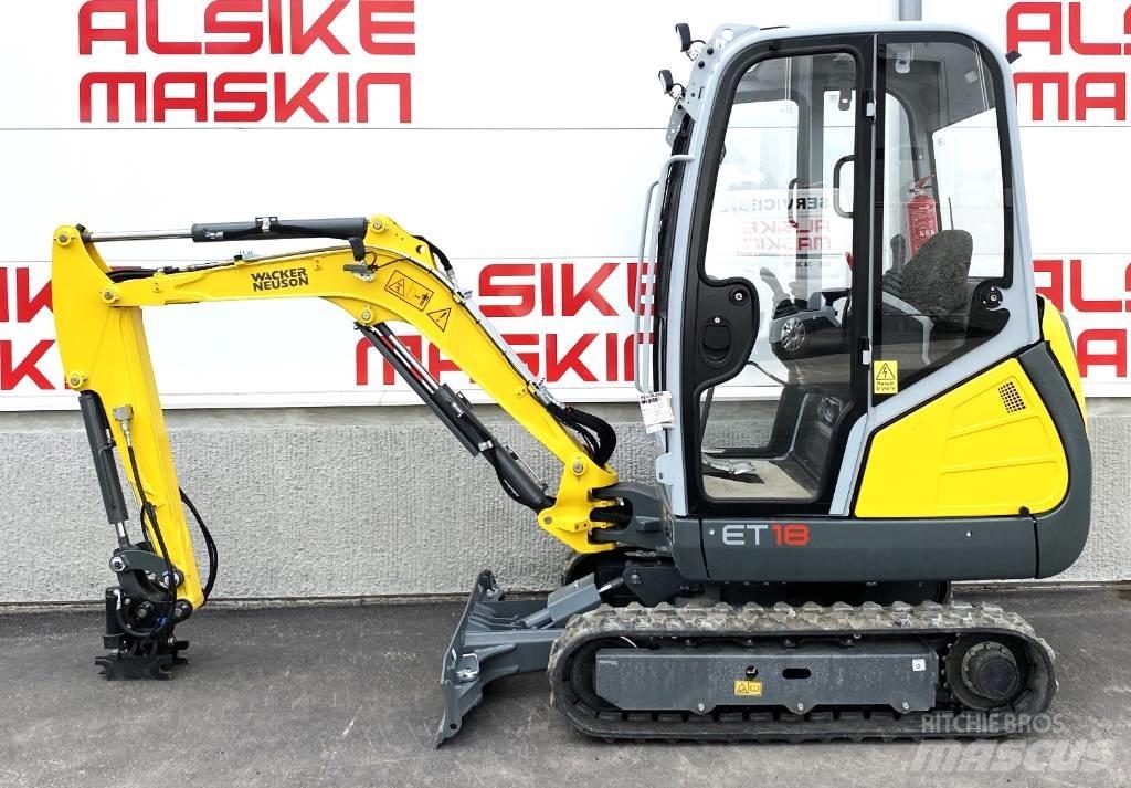 Wacker Neuson ET 18 ミニ油圧ショベル 7t以下（ミニユンボ・ミニディガー）