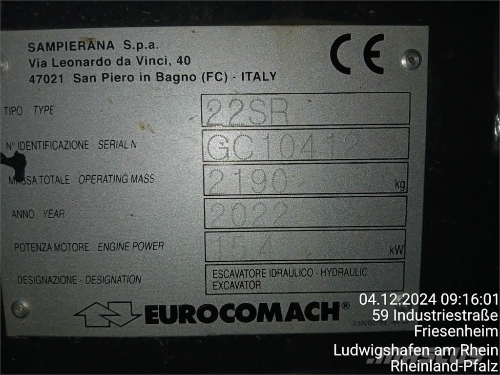 Eurocomach 22SR ミニ油圧ショベル 7t以下（ミニユンボ・ミニディガー）