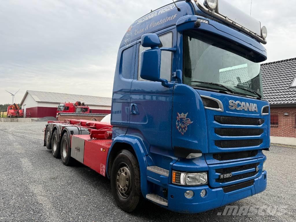 Scania R520 8x4 ケーブルリフト着脱式トラック