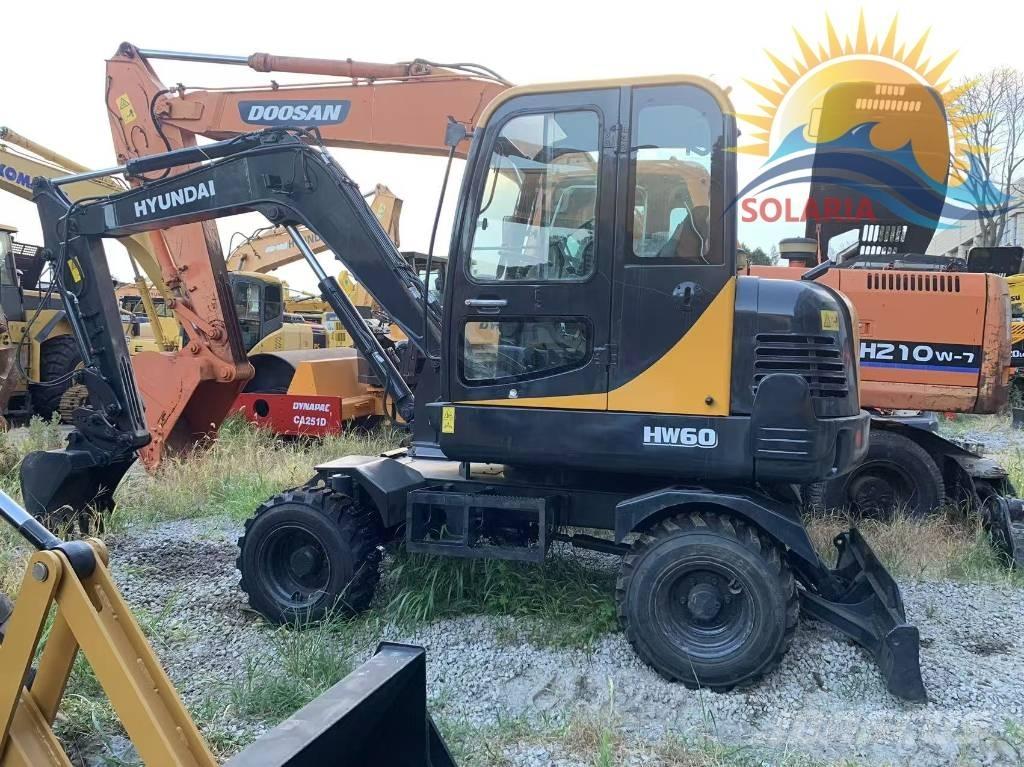 Hyundai R60W HW ホイール式油圧ショベル（パワーショベル・ユンボ・バックホー）