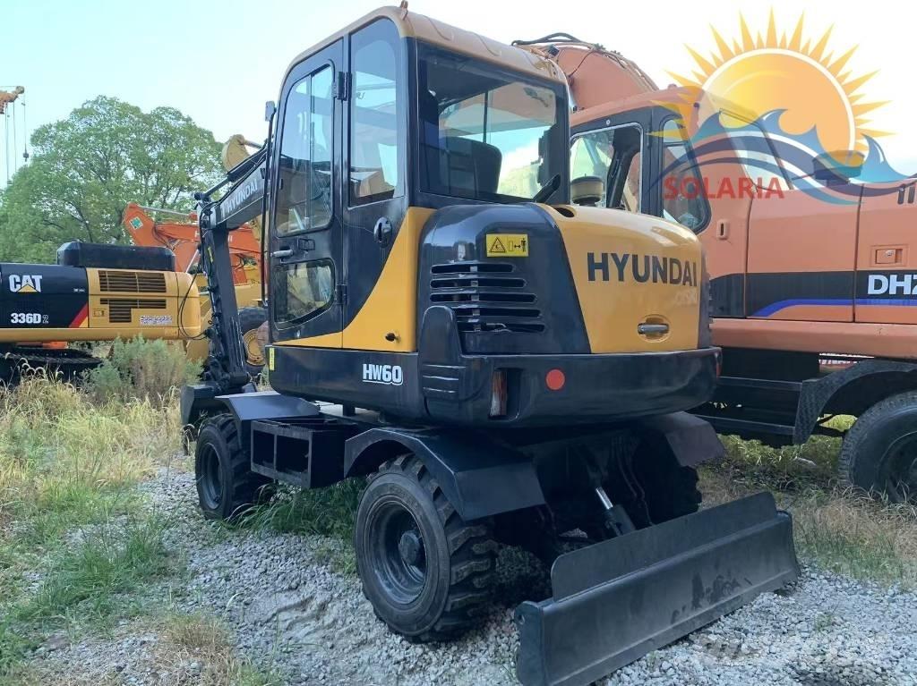 Hyundai R60W HW ホイール式油圧ショベル（パワーショベル・ユンボ・バックホー）