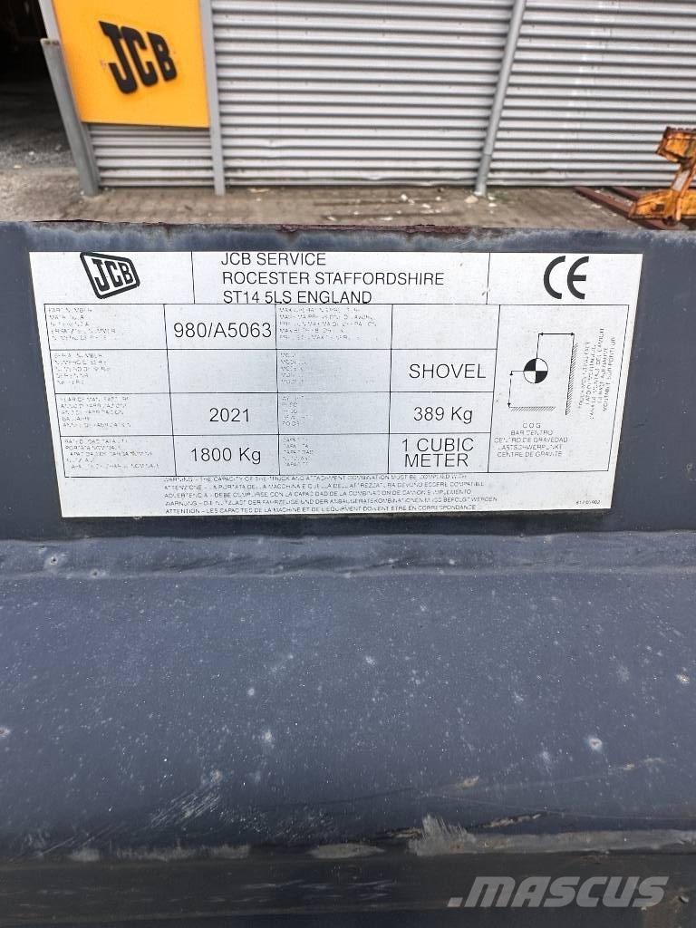 JCB Læsseskovl - 226cm バケット