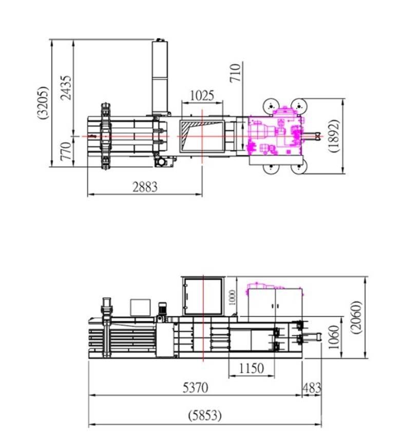  Godswill 7575-F 工業用梱包機　ベーラー