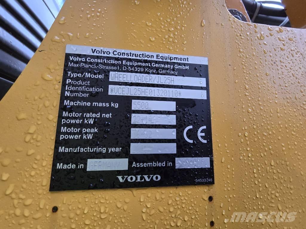 Volvo JL25H Electric ホイールローダー・タイヤショベル