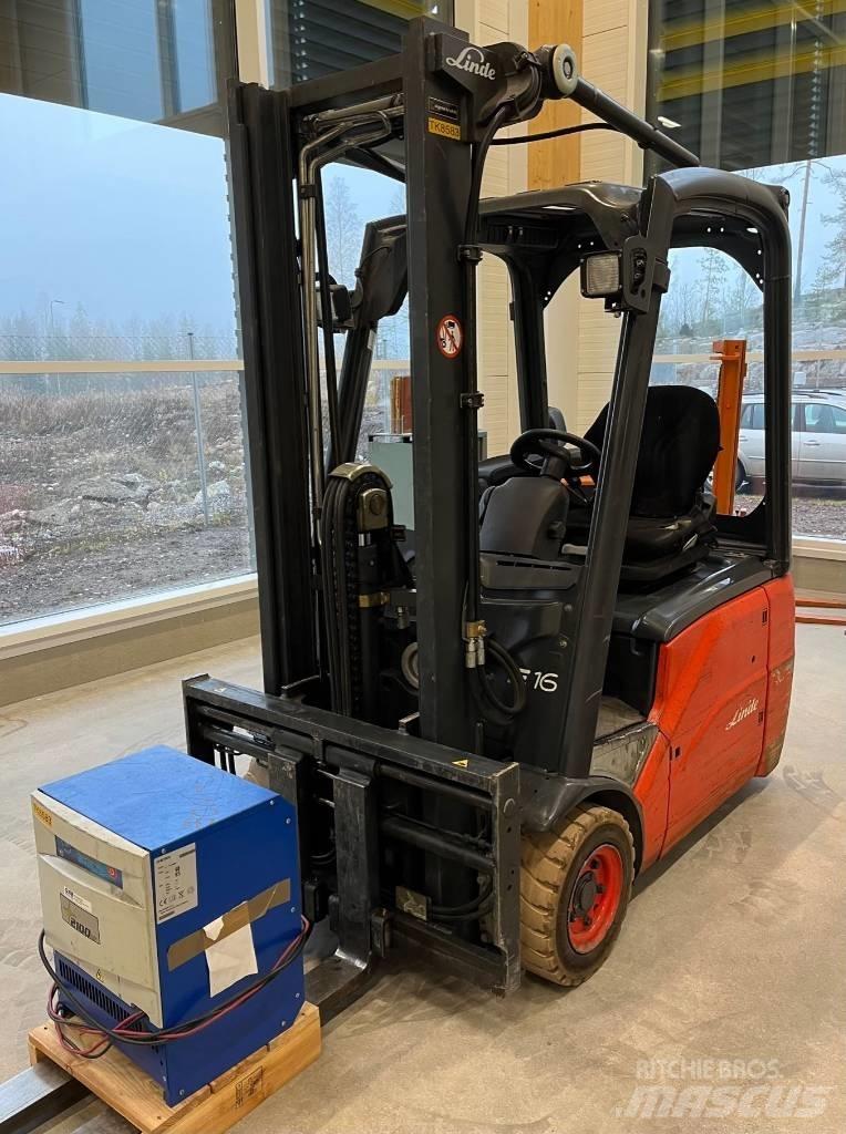 Linde E 16 C バッテリーフォークリフト