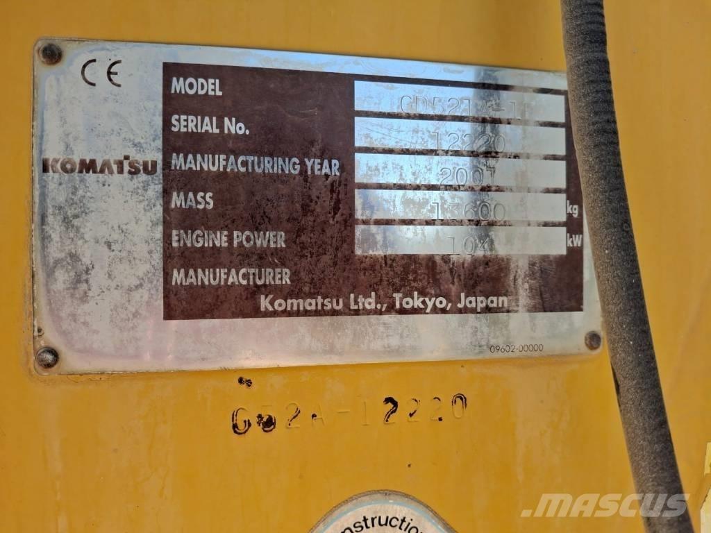 Komatsu GD 521 A-1E 建設機械 -　その他