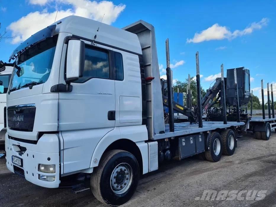 MAN TGX 33.580 クレーントラック、ユニック車