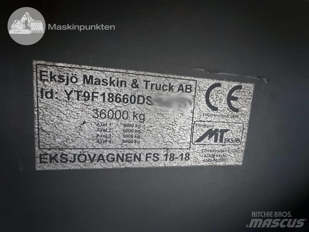  Eksjövagnen FS 18-18 ウッドチップ運搬用トレーラー